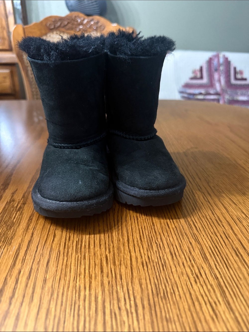 UGG Kids Bailey Bow II in Black